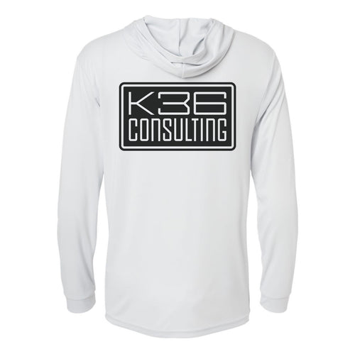 K36 Consulting Logo Performance Hooded Long Sleeve
