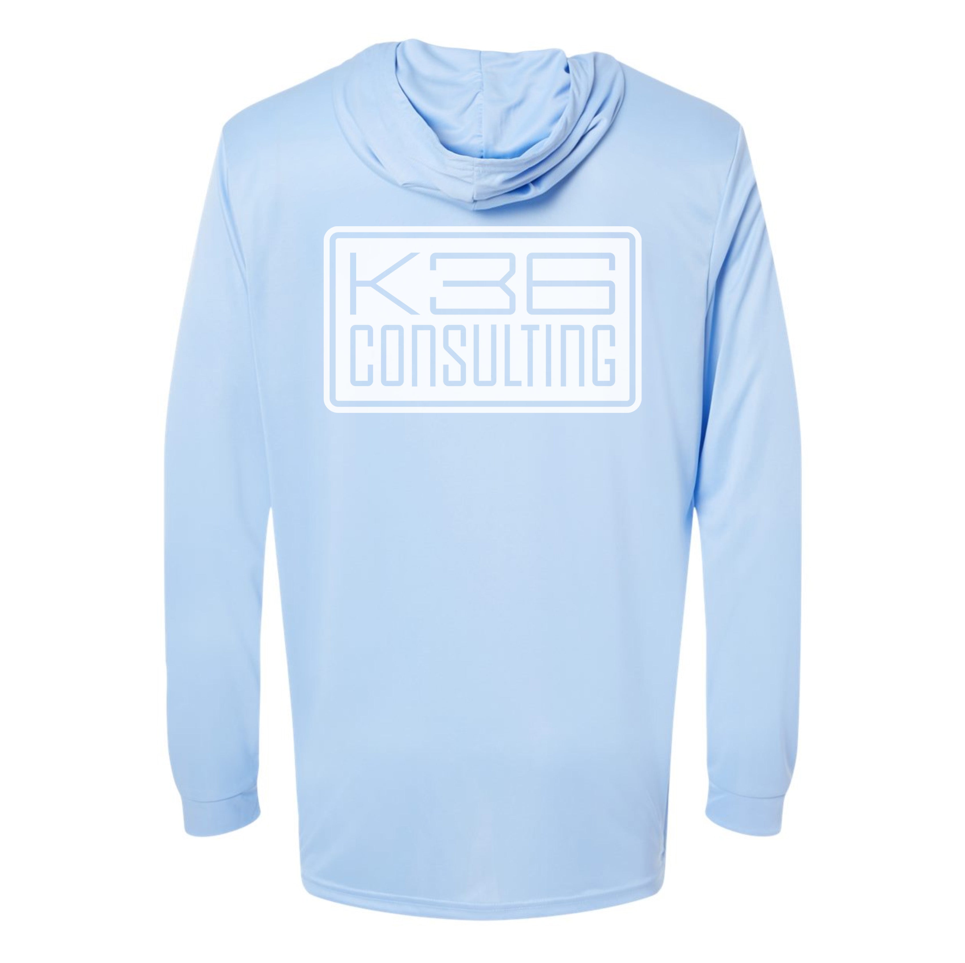 K36 Consulting Logo Performance Hooded Long Sleeve