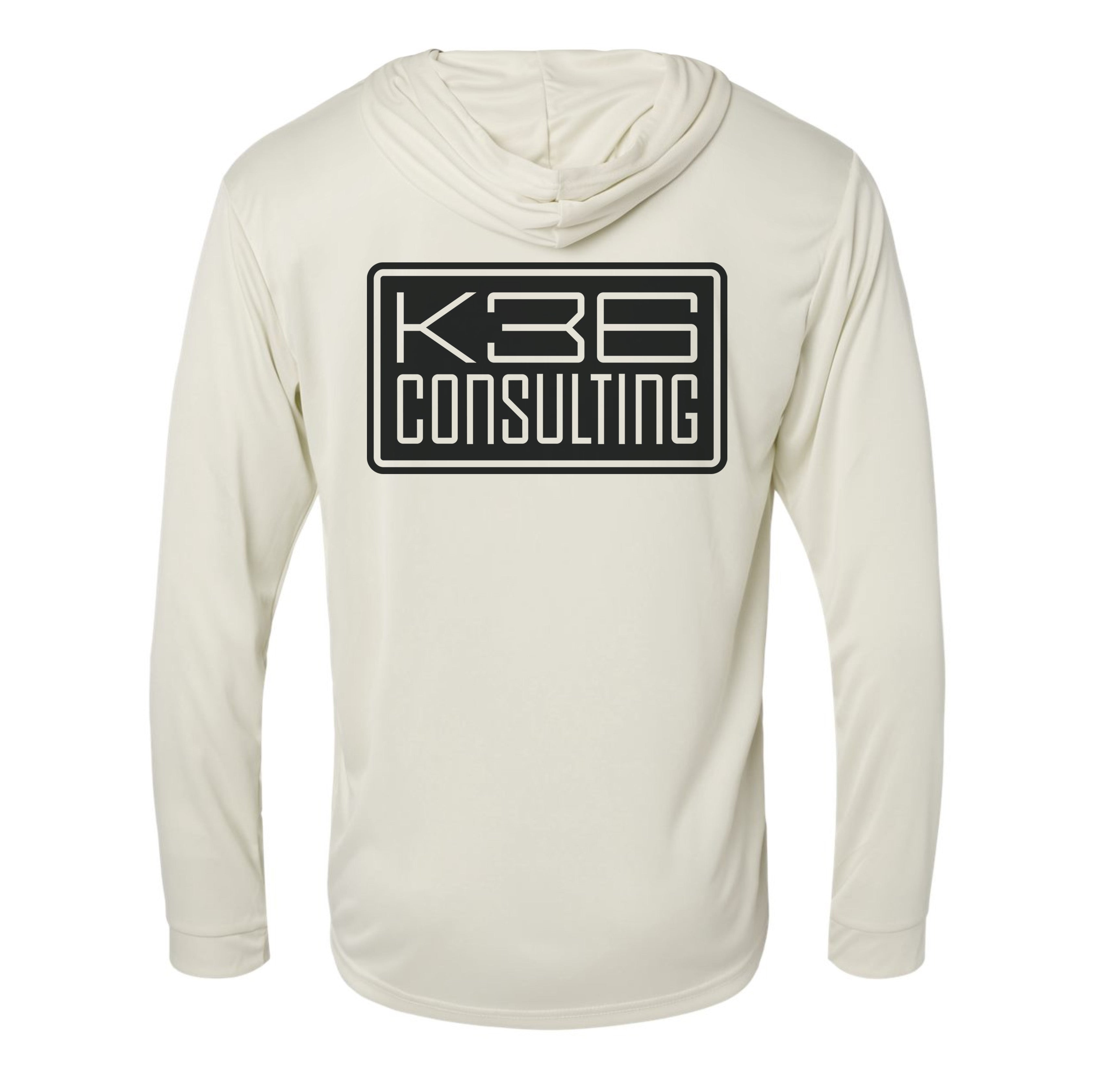 K36 Consulting Logo Performance Hooded Long Sleeve