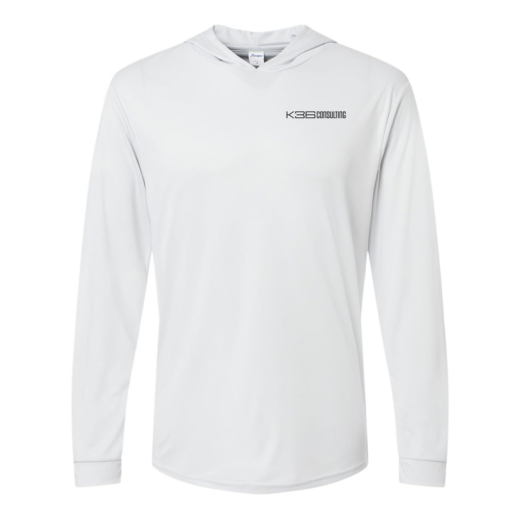 K36 Consulting Logo Performance Hooded Long Sleeve