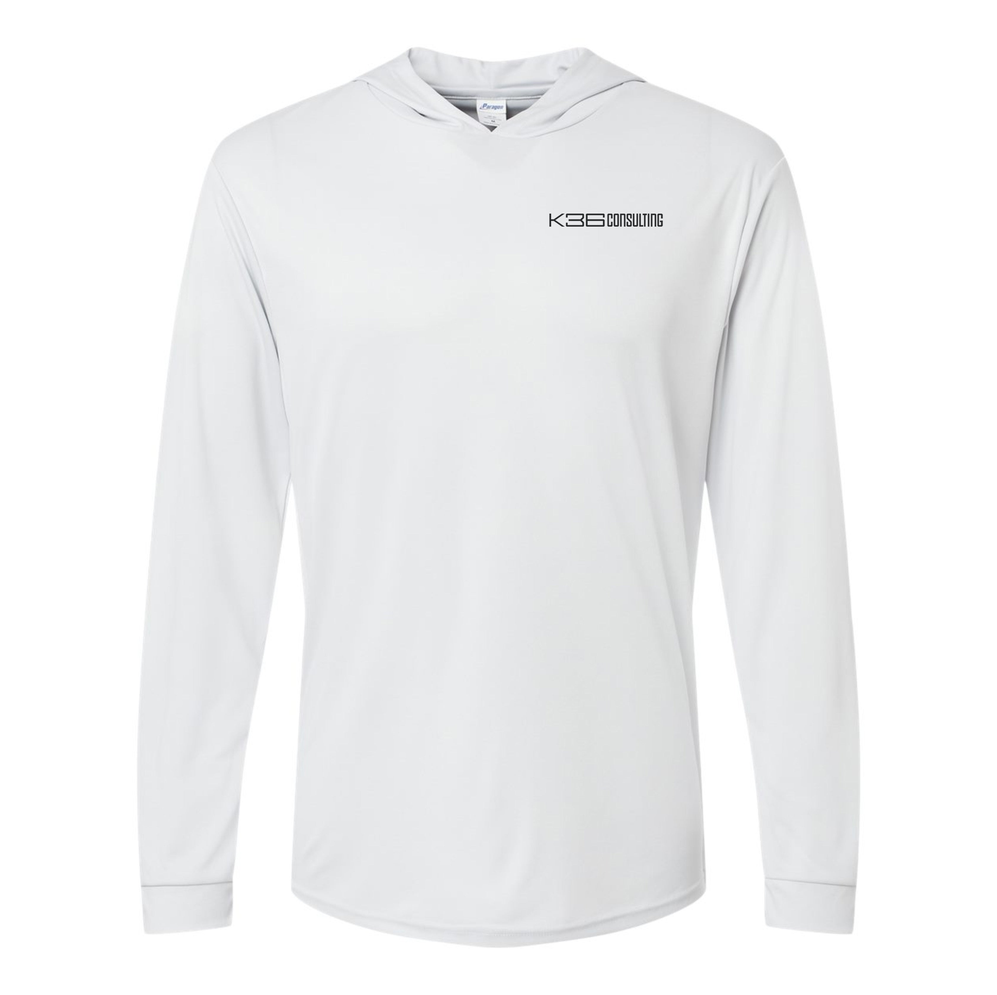 K36 Consulting Logo Performance Hooded Long Sleeve