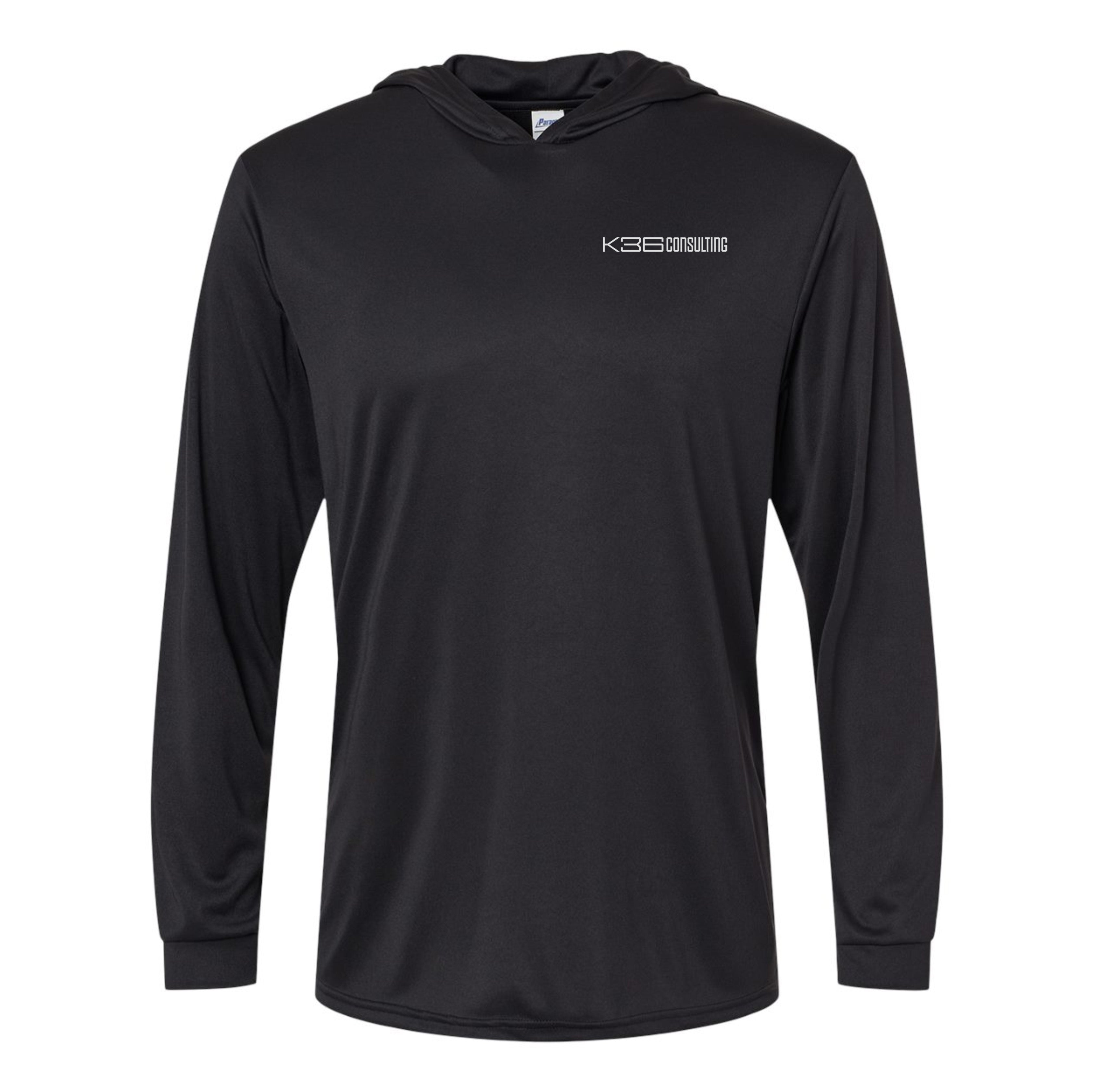 K36 Consulting Logo Performance Hooded Long Sleeve