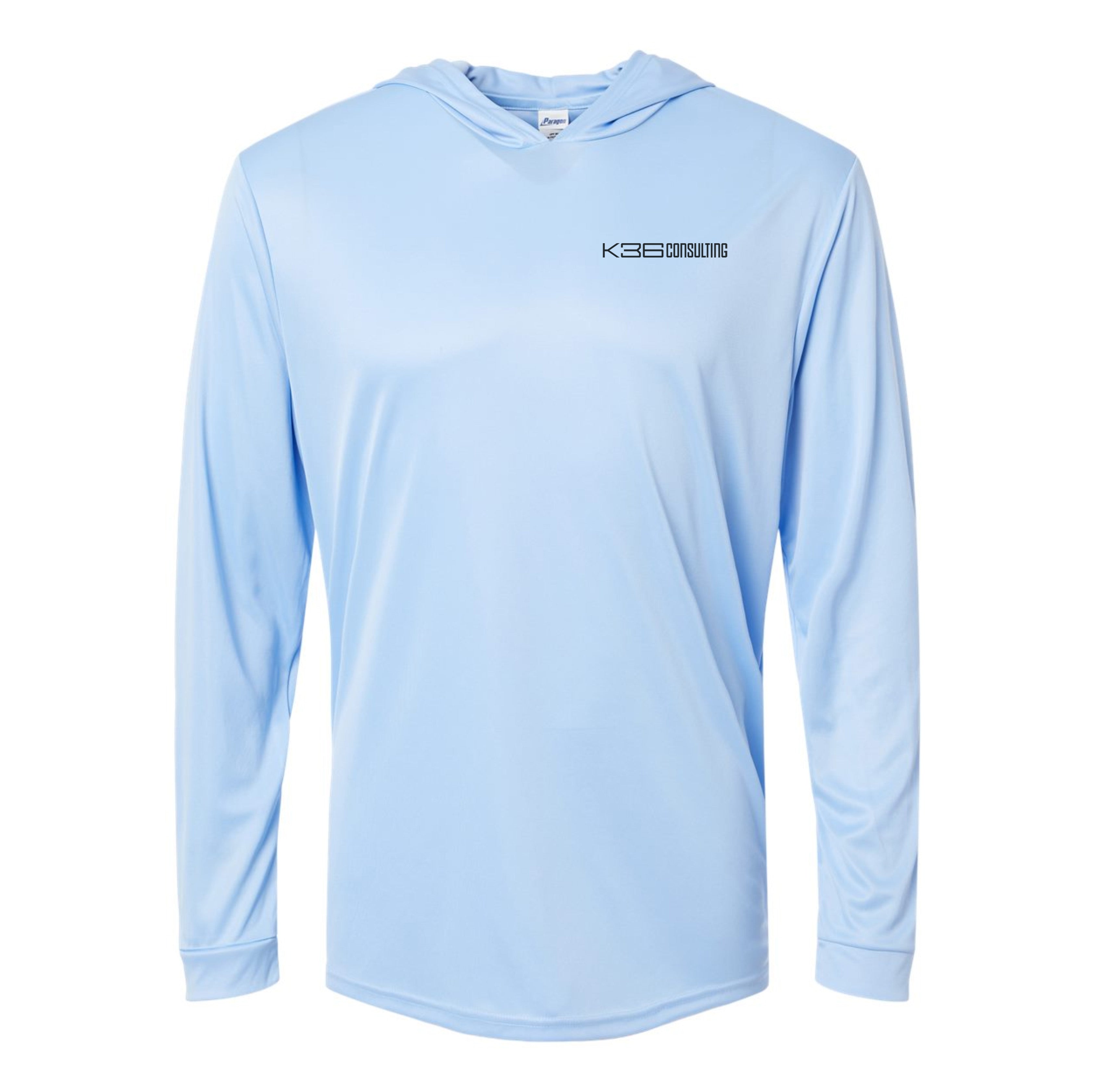 K36 Consulting Logo Performance Hooded Long Sleeve