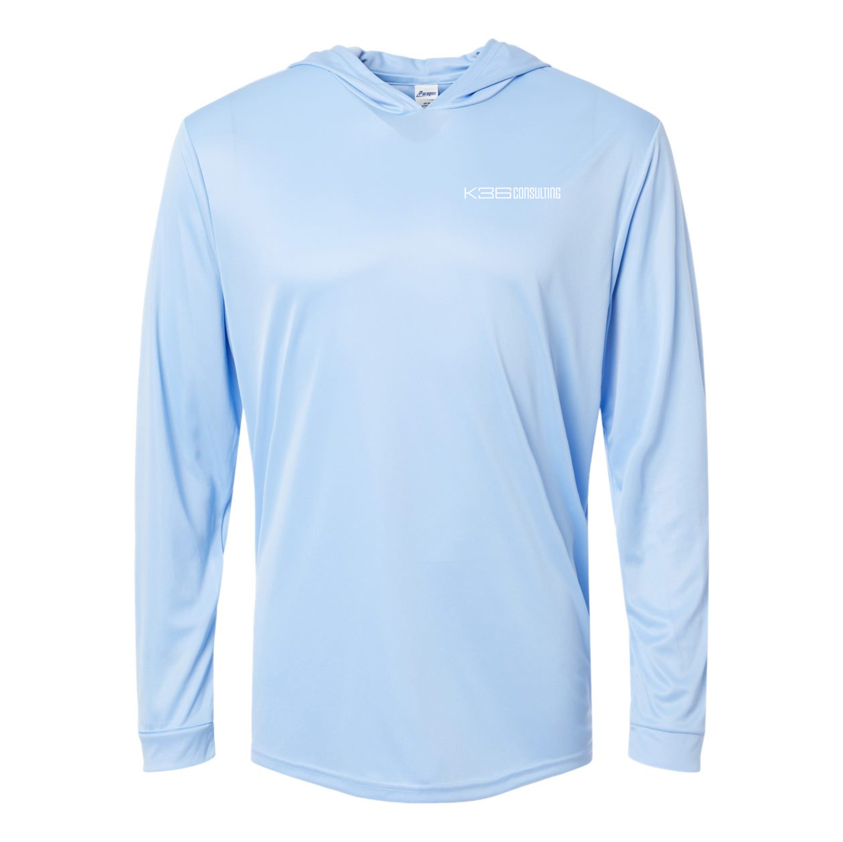 K36 Consulting Logo Performance Hooded Long Sleeve