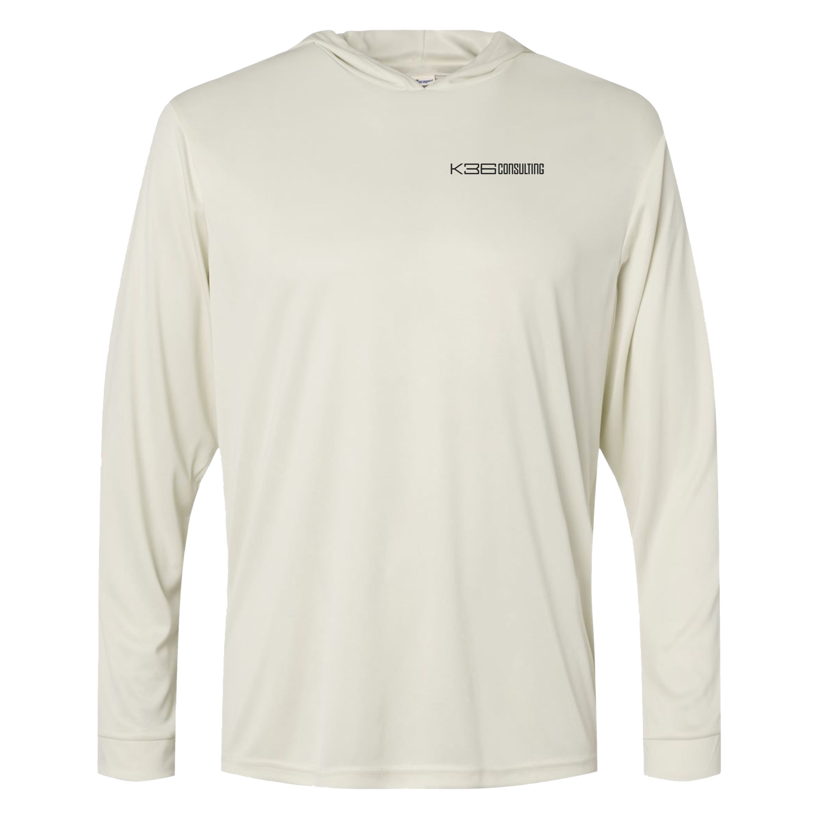K36 Consulting Logo Performance Hooded Long Sleeve