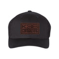 K36 Consulting Logo Leather Patch Flex Hat